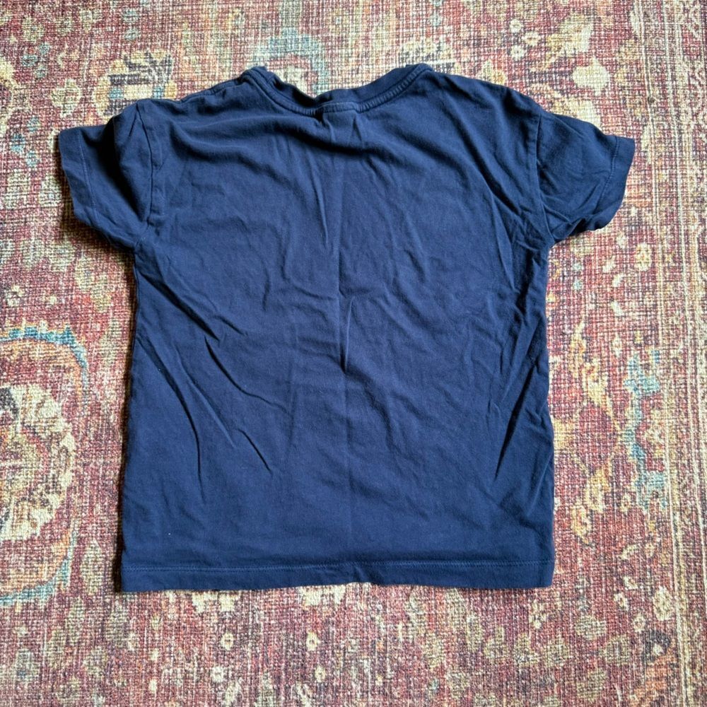 Hanna Andersson 6-7 Kids Navy Blue Rocket Pops Graphic T-Shirt - Picture 8 of 8